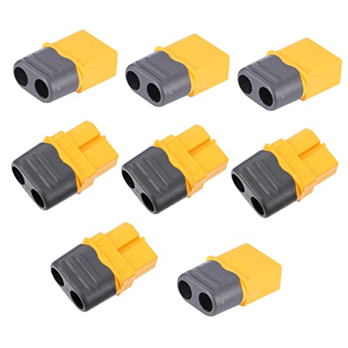 ROMISBABA 10 Paare Xth Bullet Connector Stecker Goldplattierte Power Stecker für Batterien Hochtemperaturbeständig Flammschutz Offene Lötenden Geeignet für Rc Modelle von ROMISBABA