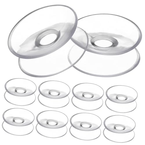 ROMISBABA 10 Stück Doppelseitige Saugnäpfe Transparent PVC Sauger Pads für Spiegel und Glatte Oberflächen Sicherer Halt und Polsterung Haushalt Büro ROMISBABA 10 Stück Doppelseitige Saugnäpfe Transparent PVC Sauger Pads für Spiegel und Glatte Oberflächen Sicherer Halt und Polsterung Haushalt Büro von ROMISBABA