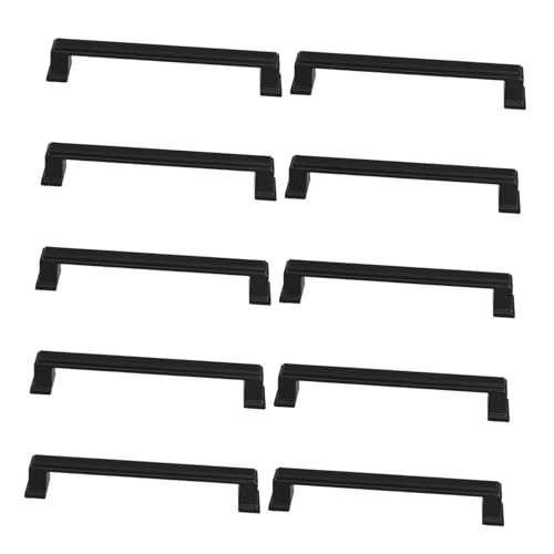 ROMISBABA 10 Stück Schwarze Vintage Schrankgriffe aus Aluminium Robuste Küchen und Schubladengriffe für Schränke Kommoden und Kleiderschranktüren Einfach zu Montieren und Vielseitig ROMISBABA 10 Stück Schwarze Vintage Schrankgriffe aus Aluminium Robuste Küchen und Schubladengriffe für Schränke Kommoden und Kleiderschranktüren Einfach zu Montieren und Vielseitig von ROMISBABA
