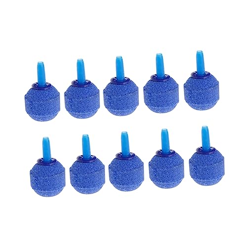ROMISBABA 10 Stück Teiliges Aquarium Luftsteine Kugelform Mineral Luftstein Diffusor für Luftpumpe Hydroponische Systeme Gleichmäßige Sauerstoffzufuhr Langlebig Blau ROMISBABA 10 Stück Teiliges Aquarium Luftsteine Kugelform Mineral Luftstein Diffusor für Luftpumpe Hydroponische Systeme Gleichmäßige Sauerstoffzufuhr Langlebig Blau von ROMISBABA