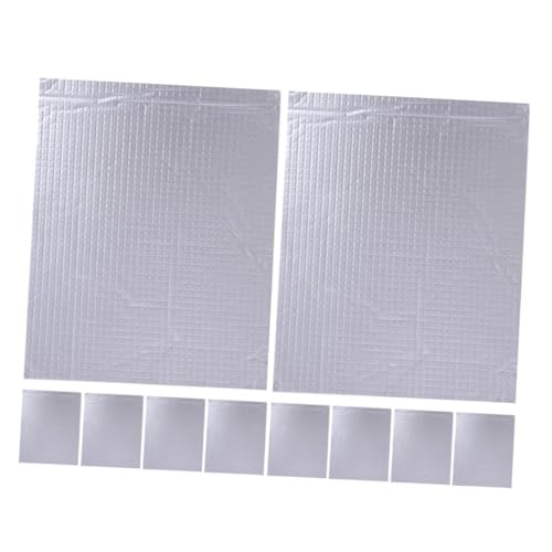 ROMISBABA 10 Stück Teiliges Auto Dämmmatten Selbstklebend Schallschutz und Hitzeschutz Matte für Motorhaube und Fahrzeuginnenraum Langlebige Geräusch Wärmedämmung für Pkw und Lkw ROMISBABA 10 Stück Teiliges Auto Dämmmatten Selbstklebend Schallschutz und Hitzeschutz Matte für Motorhaube und Fahrzeuginnenraum Langlebige Geräusch Wärmedämmung für Pkw und Lkw von ROMISBABA