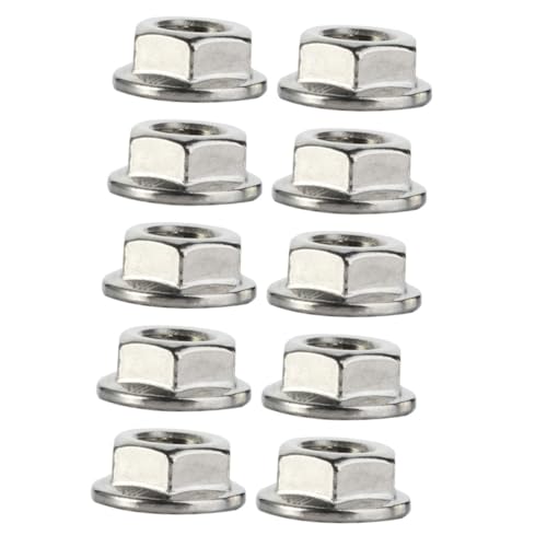 ROMISBABA 10 Stück Teiliges Edelstahl Flanschmuttern Rostfrei Sechskantig Selbstsichernd Korrosionsbeständig Praktisch für Präzise Maschinen Elektronik Haushalt und Außenbereich ROMISBABA 10 Stück Teiliges Edelstahl Flanschmuttern Rostfrei Sechskantig Selbstsichernd Korrosionsbeständig Praktisch für Präzise Maschinen Elektronik Haushalt und Außenbereich von ROMISBABA