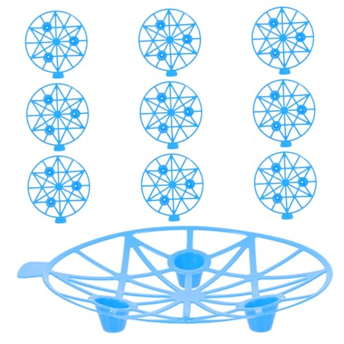 ROMISBABA 10 Stück Teiliges Gartengestell Melonenstütze aus Robustem Kunststoff Wiederverwendbarer Melonenträger für Wassermelonen Cantaloupe und Kürbisse Schützende Pflanzenschale gegen ROMISBABA 10 Stück Teiliges Gartengestell Melonenstütze aus Robustem Kunststoff Wiederverwendbarer Melonenträger für Wassermelonen Cantaloupe und Kürbisse Schützende Pflanzenschale gegen von ROMISBABA