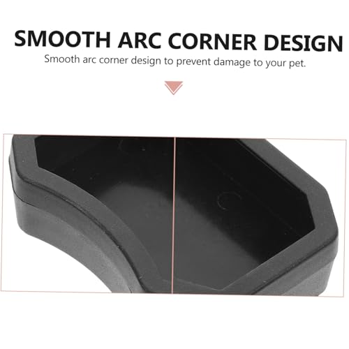 ROMISBABA 10 Stück Teiliges Kleine Reptilien Futternäpfe und Versteckhöhlen aus Kunststoff Realistische Felsenoptik Multifunktional als Versteck Ruheplatz und Sonnenbad Leicht und von ROMISBABA