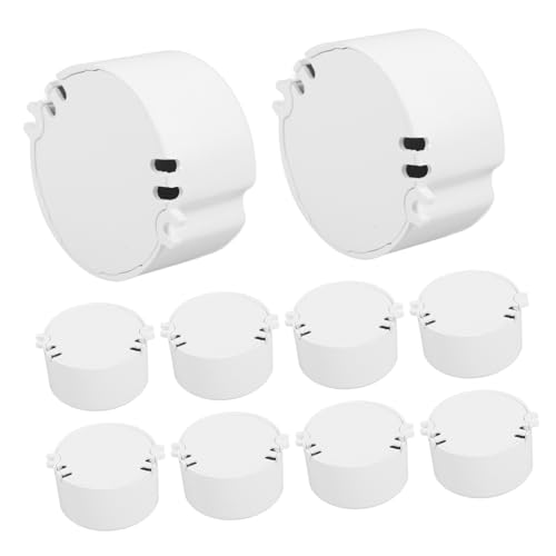 ROMISBABA 10 Stück Teiliges Kunststoff Rundgehäuse Kompakt und Vielseitig Kunststoff Controller Box Stilvolles Design Kompatibel für Elektrische Steuergeräte Tragbar und Robust ROMISBABA 10 Stück Teiliges Kunststoff Rundgehäuse Kompakt und Vielseitig Kunststoff Controller Box Stilvolles Design Kompatibel für Elektrische Steuergeräte Tragbar und Robust von ROMISBABA