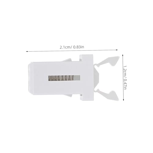 ROMISBABA 10 Stück Teiliges Mülltonnen verschluss Weiß Passend Druckbetätigte Abfalleimer schnappverschlüsse Kratzfeste Oberfläche Einfache Montage Sicherer Halt für Abfallbehälter ROMISBABA 10 Stück Teiliges Mülltonnen verschluss Weiß Passend Druckbetätigte Abfalleimer schnappverschlüsse Kratzfeste Oberfläche Einfache Montage Sicherer Halt für Abfallbehälter von ROMISBABA