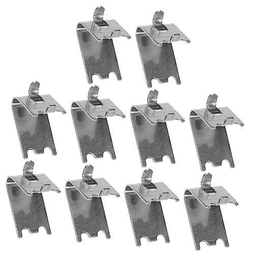 ROMISBABA 10 Stück Teiliges Regalclips Kühlschrank Gefrierfach Stützhalter Metallbefestigung Flexibel Langlebig für Kühlbox Einlegeböden Aufbewahrung ROMISBABA 10 Stück Teiliges Regalclips Kühlschrank Gefrierfach Stützhalter Metallbefestigung Flexibel Langlebig für Kühlbox Einlegeböden Aufbewahrung von ROMISBABA