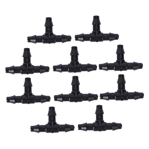 ROMISBABA 10 Stück Teiliges Tee Verbinder für Tropfbewässerung Garten Langlebig Einfache Kompatibel mit Mikrodüsen und Bewässerungsschläuchen Schwarz ROMISBABA 10 Stück Teiliges Tee Verbinder für Tropfbewässerung Garten Langlebig Einfache Kompatibel mit Mikrodüsen und Bewässerungsschläuchen Schwarz von ROMISBABA