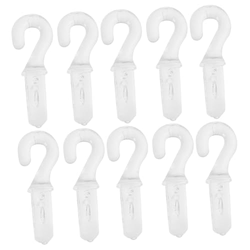 ROMISBABA 10 Stück Teiliges Vorhang Wandhaken aus Strapazierfähigem Kleine Fragezeichenform für Einfache Justierung Ersatz Zubehör für Vertikale Lamellenvorhänge Modern Minimalistisches ROMISBABA 10 Stück Teiliges Vorhang Wandhaken aus Strapazierfähigem Kleine Fragezeichenform für Einfache Justierung Ersatz Zubehör für Vertikale Lamellenvorhänge Modern Minimalistisches von ROMISBABA
