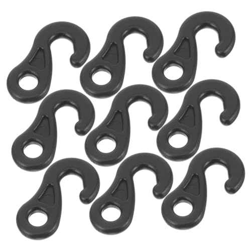 ROMISBABA 10 Stück Teiliges Zelt Haken aus Robustem Pom Wetterfeste Abspannseil Spanner für Camping und Outdoor Einfache Installation Stabiler Halt bei Wind für Zelt Plane abspannungen von ROMISBABA