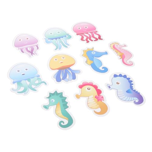 ROMISBABA 10 Stück Teiliges rutschfeste Badewannen Aufkleber mit Bunten Meerestier Motiven Sicher DIY Badezimmer Wand Bodensticker für Badezimmerschutz und Spielspaß ROMISBABA 10 Stück Teiliges rutschfeste Badewannen Aufkleber mit Bunten Meerestier Motiven Sicher DIY Badezimmer Wand Bodensticker für Badezimmerschutz und Spielspaß von ROMISBABA