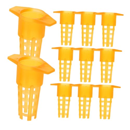 ROMISBABA 100 Stück Bienenkönigin Käfig Schutzabdeckungen Robustem Kunststoff Imkereibedarf Bienenzucht Werkzeug Leicht und zum Schutz im von ROMISBABA