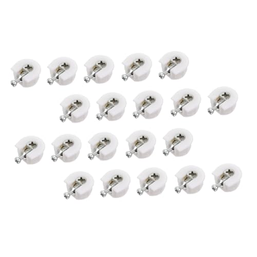 ROMISBABA 100 Stück Exzenter Möbelverbinder Möbelverbinder für Schränke Möbelplatten Verbindungselemente Weiß für Schrankmöbel Büro und Zuhause Stabile Eckverbindung ROMISBABA 100 Stück Exzenter Möbelverbinder Möbelverbinder für Schränke Möbelplatten Verbindungselemente Weiß für Schrankmöbel Büro und Zuhause Stabile Eckverbindung von ROMISBABA