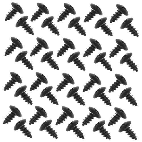 ROMISBABA 100 Stück Mini Holzschrauben aus Schwarzem Oxidiertem Kohlenstoffstahl Kleine Möbel befestigungsschrauben mit Tiefem Gewinde für Heimwerker und Renovierung Einfach zu Montieren ROMISBABA 100 Stück Mini Holzschrauben aus Schwarzem Oxidiertem Kohlenstoffstahl Kleine Möbel befestigungsschrauben mit Tiefem Gewinde für Heimwerker und Renovierung Einfach zu Montieren von ROMISBABA