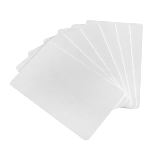 ROMISBABA 100 Stück PVC Zutrittskarten Beschreibbar Langlebig für Anwesenheitskontrolle und Zugangskontrolle in Hotels Supermärkten Parkplätzen von ROMISBABA