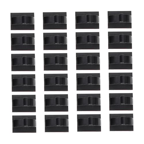 ROMISBABA 100 Stück Teiliges Kabelbefestigungs Clip Selbstklebend Verstellbare Kabelhalter für Schreibtisch Auto Haushalt Robuste Kabelclips in Schwarz und Transparent für Kabelmanagement ROMISBABA 100 Stück Teiliges Kabelbefestigungs Clip Selbstklebend Verstellbare Kabelhalter für Schreibtisch Auto Haushalt Robuste Kabelclips in Schwarz und Transparent für Kabelmanagement von ROMISBABA