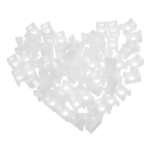 ROMISBABA 1000 Stück Kabelhalter Sattel Basis aus Universeller Drahtklemmen Organizer mit Schraubenloch Kompatibel mit Kabelbindern Stabiler Kabelmanagement Sammelhalter für Büro und Zuhause ROMISBABA 1000 Stück Kabelhalter Sattel Basis aus Universeller Drahtklemmen Organizer mit Schraubenloch Kompatibel mit Kabelbindern Stabiler Kabelmanagement Sammelhalter für Büro und Zuhause von ROMISBABA