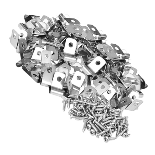 ROMISBABA 100Stücke Drahtzaun Clips Aluminiumdrahtklammern mit Langlebig Rostfrei für Tierzäune Installieren für Verschiedene Drahtarten ROMISBABA 100Stücke Drahtzaun Clips Aluminiumdrahtklammern mit Langlebig Rostfrei für Tierzäune Installieren für Verschiedene Drahtarten von ROMISBABA