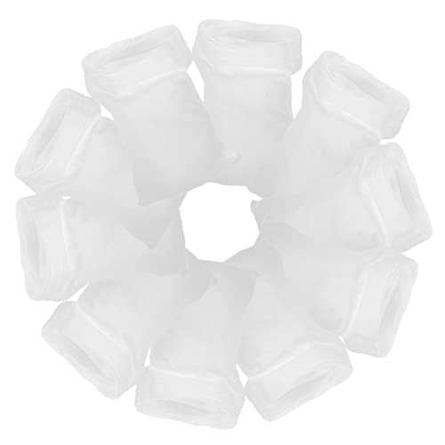 ROMISBABA 10Stücke Pool Filter Elastische Nylon Reinigungssocken für Skimmer Effektive Schmutzfiltration von Öl Insekten Haaren und Blättern Wiederverwendbar von ROMISBABA