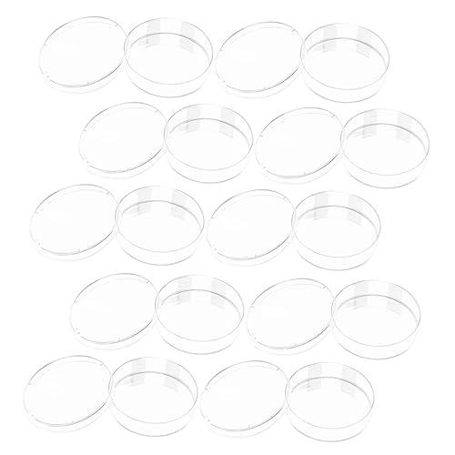 ROMISBABA 10Stücke Transparente Petrischalen Deckel für Laboranwendungen für Gewebekultur Chemieexperimente Langlebig Robust ROMISBABA 10Stücke Transparente Petrischalen Deckel für Laboranwendungen für Gewebekultur Chemieexperimente Langlebig Robust von ROMISBABA