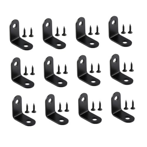 ROMISBABA 12 Stück Teiliges Edelstahl Winkelverbinder Rostfreien Schrauben Stabile Halterung für Möbel Ablagen Tische und Stühle Anti Hohe Beanspruchung ROMISBABA 12 Stück Teiliges Edelstahl Winkelverbinder Rostfreien Schrauben Stabile Halterung für Möbel Ablagen Tische und Stühle Anti Hohe Beanspruchung von ROMISBABA