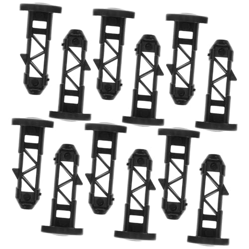 ROMISBABA 12 Stück Teiliges Mülltonnen deckelverschluss Verschleißfestem Kunststoff Rutschfest und Sicher Präzise Passform für Verschiedene Abfalleimer Stabiler Halt zur Vermeidung von von ROMISBABA