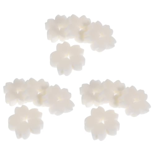 ROMISBABA 12 Stück Teiliges Pool Öl Absorptionsschwämme Blumenform Waschbar Wiederverwendbar Saugfähige Filter Schwämme zur Entfernung von Öl und Schmutz in Schwimmbad und Badewanne von ROMISBABA