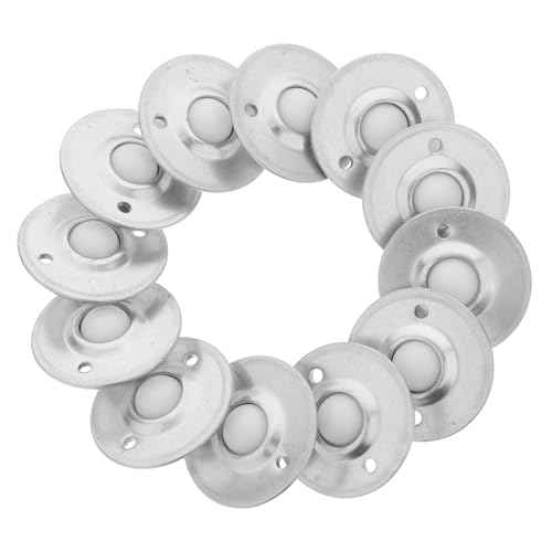 ROMISBABA 12 Stück Teiliges Roller Ball Transfer Lager mit Nylonkugeln für Möbelrollen Geräuscharm Stabile Unterstützung Einsetzbar für Sofas Schränke Aufbewahrungseinheiten ROMISBABA 12 Stück Teiliges Roller Ball Transfer Lager mit Nylonkugeln für Möbelrollen Geräuscharm Stabile Unterstützung Einsetzbar für Sofas Schränke Aufbewahrungseinheiten von ROMISBABA