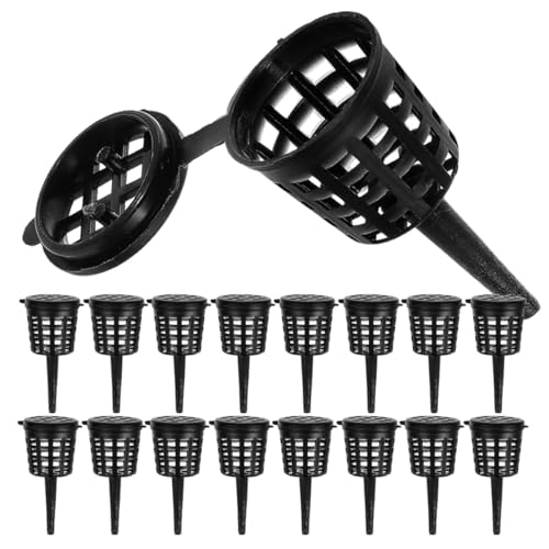 ROMISBABA 120 Stück Teiliges Dünger-körbe mit Sicherem Deckel Tragbare Pflanzennährstoffbox für Bonsai Orchideen Aquarien und Wasserkulturen Verhindert Düngerstreuung und Fördert Gesundes von ROMISBABA