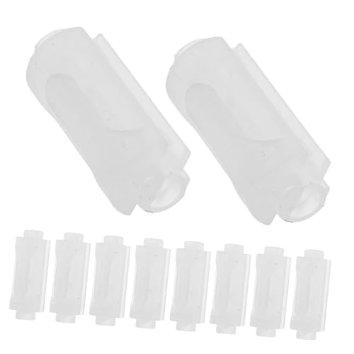 ROMISBABA 15 Stück Teiliges Set Blinds Cord Holder für Jalousien Transparenter Leichter Seilhalter mit Zuverlässiger Befestigung Einfache Montage ohne Werkzeuge Flexibel Verstellbar für von ROMISBABA