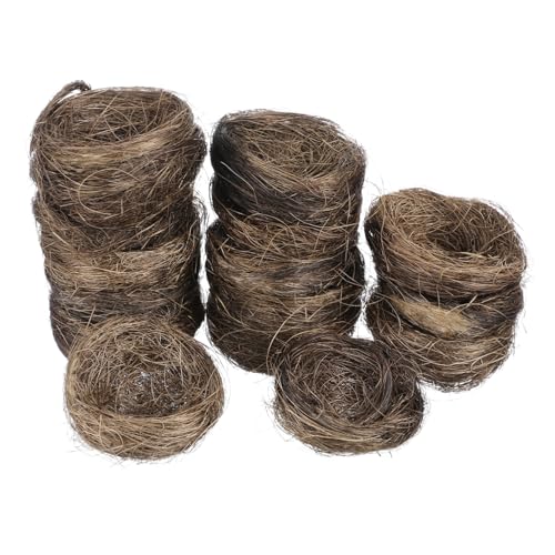 ROMISBABA 16 Stück Künstliches Vogelnest Teiliges aus Natürlichem Dekoratives Garten und Partyornament Vielseitig als Osterdeko Hochzeitsschmuck und Vogelschutzplatz Geeignet ROMISBABA 16 Stück Künstliches Vogelnest Teiliges aus Natürlichem Dekoratives Garten und Partyornament Vielseitig als Osterdeko Hochzeitsschmuck und Vogelschutzplatz Geeignet von ROMISBABA