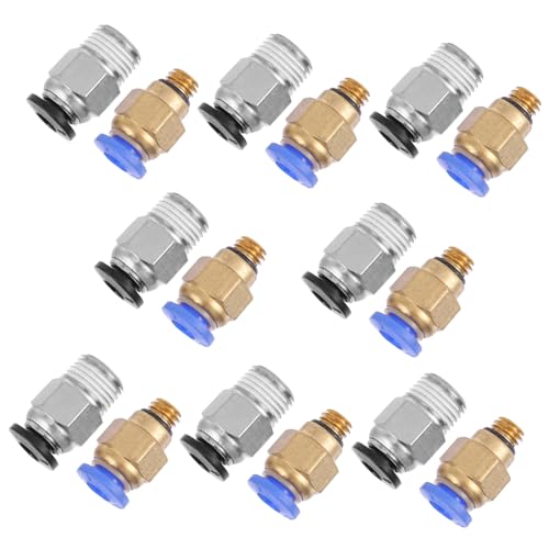 ROMISBABA 16 Stück Teiliges Pneumatik Schnellverbinder für Drucker Luftschlauch Robust und Verschleißfest Einfache Push To Connect Montage Kompatibel Rohrsystemen ROMISBABA 16 Stück Teiliges Pneumatik Schnellverbinder für Drucker Luftschlauch Robust und Verschleißfest Einfache Push To Connect Montage Kompatibel Rohrsystemen von ROMISBABA