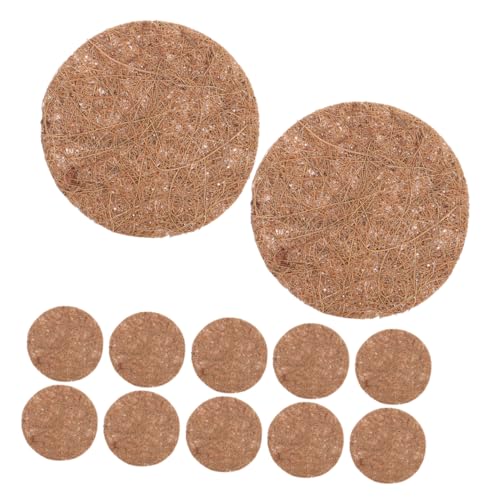 ROMISBABA 16 Stücke Kokosfaser Matte Papageien Zucht Nest Matte Blumentopf Pads Multifunktionale Nesting Pads Für Vögel Tauben Und Pflanzgefäße ROMISBABA 16 Stücke Kokosfaser Matte Papageien Zucht Nest Matte Blumentopf Pads Multifunktionale Nesting Pads Für Vögel Tauben Und Pflanzgefäße von ROMISBABA