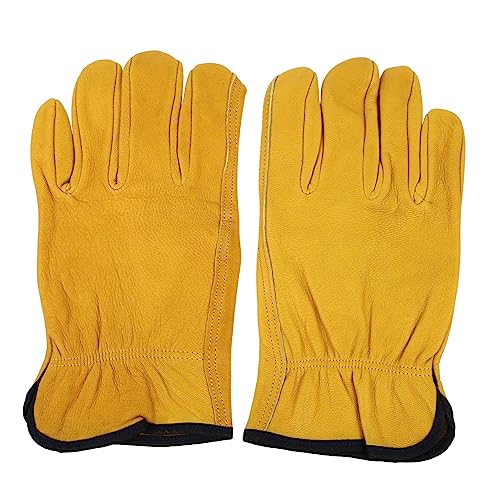 ROMISBABA 1Paar Gartenhandschuhe Rindsleder Dicke Rutschfeste und Schnittfeste Arbeitshandschuhe für Gartenarbeit Atmungsaktiv Langlebig und Komfortabel ROMISBABA 1Paar Gartenhandschuhe Rindsleder Dicke Rutschfeste und Schnittfeste Arbeitshandschuhe für Gartenarbeit Atmungsaktiv Langlebig und Komfortabel von ROMISBABA