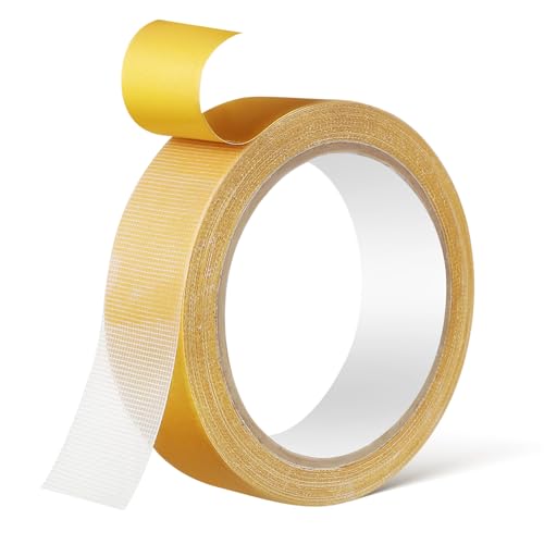 ROMISBABA 1Rolle Doppelseitiges Gewebeband Breit Stark Klebend für Teppiche Vorhänge und Bastelprojekte Langlebig und Vielseitig Einsetzbar ROMISBABA 1Rolle Doppelseitiges Gewebeband Breit Stark Klebend für Teppiche Vorhänge und Bastelprojekte Langlebig und Vielseitig Einsetzbar von ROMISBABA