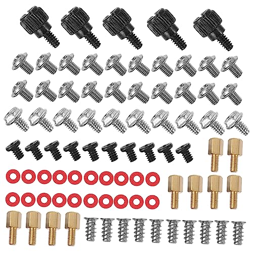 ROMISBABA 1Satz Computer Teiliges Montageset für PC Gehäuse Wiederverwendbare Stahlschrauben Daumenschrauben Lüfterschrauben für Installation ROMISBABA 1Satz Computer Teiliges Montageset für PC Gehäuse Wiederverwendbare Stahlschrauben Daumenschrauben Lüfterschrauben für Installation von ROMISBABA