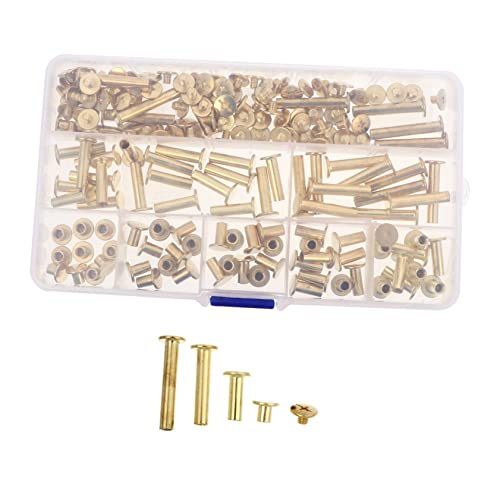 ROMISBABA 1Satz Teiliges Sortiment aus Stabilen Bindeschrauben für Scrapbooking DIY Projekte Rostfrei Wiederverwendbar für Buchbinderei Lederhandwerk ROMISBABA 1Satz Teiliges Sortiment aus Stabilen Bindeschrauben für Scrapbooking DIY Projekte Rostfrei Wiederverwendbar für Buchbinderei Lederhandwerk von ROMISBABA