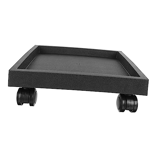 ROMISBABA 1Stück Quadratischer Pflanzentopfhalter mit Rädern Wasserspeicherndes Tablett für Einfache Pflege und Langlebige Nutzung für Innen und Außenbereich von ROMISBABA