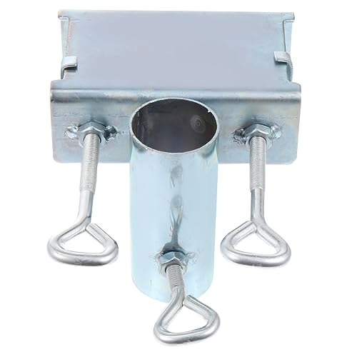 ROMISBABA 1Stück Sonnenschirmhalter Metallklemme Robuste Halterung für Verschiedene Außen Sonnenschirme für LKW und Dreiräder zu Installieren Entfernen mit Glatter von ROMISBABA