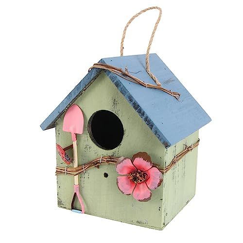 ROMISBABA 1Stück Vogelhaus aus Holz für Außenbereich Handgemachtes Aufhängen Rustikale Gartendekoration für Kleine Atmungsaktiv und Komfortabel ROMISBABA 1Stück Vogelhaus aus Holz für Außenbereich Handgemachtes Aufhängen Rustikale Gartendekoration für Kleine Atmungsaktiv und Komfortabel von ROMISBABA
