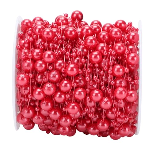 ROMISBABA 1rolle Weihnachtliche DIY Perlenkette Aus Kunststoff Lang Flexibel Und Leicht Für Weihnachtsbaum Und Festtagsdekorationen Für Innen Und Außenbereich ROMISBABA 1rolle Weihnachtliche DIY Perlenkette Aus Kunststoff Lang Flexibel Und Leicht Für Weihnachtsbaum Und Festtagsdekorationen Für Innen Und Außenbereich von ROMISBABA