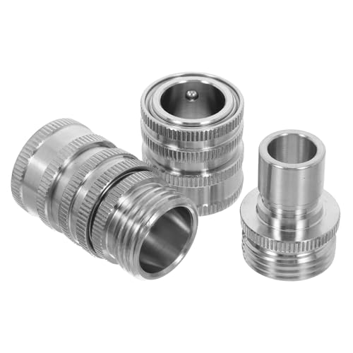 ROMISBABA 2 Paare Gartenschlauch Adapter Schnellkupplungen Hochdruckreiniger Verbindungsstücke No Leak für Auto und Gartenbewässerung von ROMISBABA
