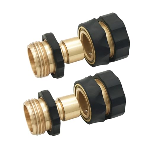 ROMISBABA 2 Paare Gartenschlauch Schnellverbinder aus Wasserdichte Langlebige Schlauchanschlüsse Einfache Installation Einsetzbar für Garten und Bewässerungssysteme von ROMISBABA