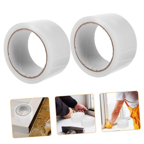 ROMISBABA 2 Rollen Transparentes Winddichtes Klebeband für Fenster und Türen Wasserdichtes Nahtband für Badezimmer Selbstklebend für Dichtungen und Reparaturen ROMISBABA 2 Rollen Transparentes Winddichtes Klebeband für Fenster und Türen Wasserdichtes Nahtband für Badezimmer Selbstklebend für Dichtungen und Reparaturen von ROMISBABA