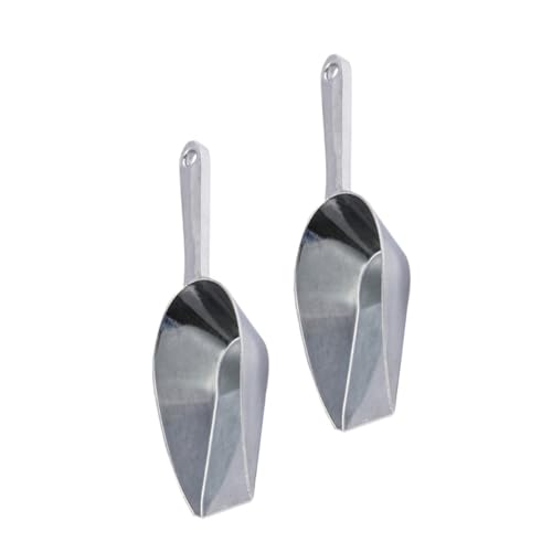 ROMISBABA 2 STÜCK Teiliges Aluminiumlegierung Eisportionierer mit Quadratischer Schaufel Rostfrei Multifunktional für Küche und Bar Komfortabler Griff Langlebig für Eiswürfel und Getränke ROMISBABA 2 STÜCK Teiliges Aluminiumlegierung Eisportionierer mit Quadratischer Schaufel Rostfrei Multifunktional für Küche und Bar Komfortabler Griff Langlebig für Eiswürfel und Getränke von ROMISBABA