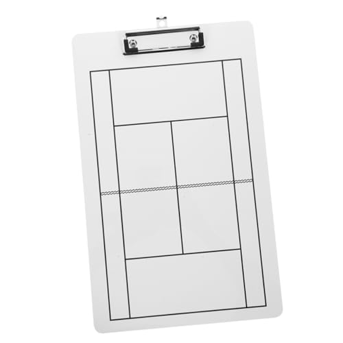 ROMISBABA 2 STÜCK Teiliges Tennis Hockey whiteboard für Trainer Trocken Abwischbares Taktikboard für Sporttraining und Spielfeldmarkierungen von ROMISBABA