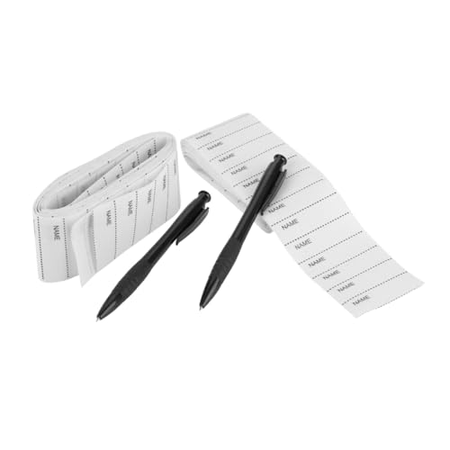 ROMISBABA 2 Sätze Beschreibbare Waschbare Stoffetiketten für Kleidung mit Je Wasserfesten Namensaufklebern Schonend für Textilien für Schuluniformen Rucksäcke Camping und Pflegeheime ROMISBABA 2 Sätze Beschreibbare Waschbare Stoffetiketten für Kleidung mit Je Wasserfesten Namensaufklebern Schonend für Textilien für Schuluniformen Rucksäcke Camping und Pflegeheime von ROMISBABA