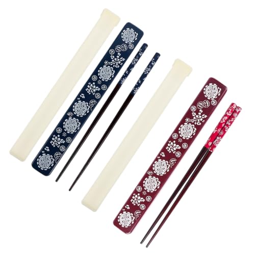 ROMISBABA 2 Sätze Japanische Essstäbchen Teilig aus Naturholz mit Spitz Zulaufenden Stäbchen Inklusive Tragbaren Aufbewahrungsboxen Robust Leicht für Sushi und Haushalt ROMISBABA 2 Sätze Japanische Essstäbchen Teilig aus Naturholz mit Spitz Zulaufenden Stäbchen Inklusive Tragbaren Aufbewahrungsboxen Robust Leicht für Sushi und Haushalt von ROMISBABA