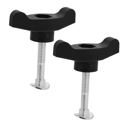 ROMISBABA 2 Sätze T Handle Bolts und Wing Nut Schrauben Teilig für Rasenmähergriff Ersatzteile Kompatibel mit Modellen Einfache ohne Werkzeug von ROMISBABA