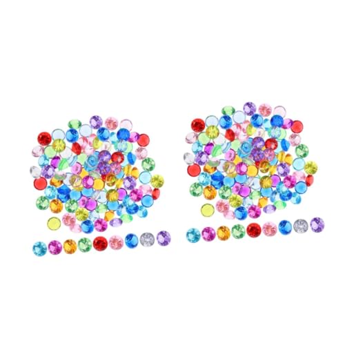 ROMISBABA 2 Sätze Teiliges Bunte Kristall Diamant Dekosteine Für DIY Basteln Tischdekoration Hochzeit Party Vase Füller Klare Farbenfrohe Schmucksteine 100 Stück * 2 ROMISBABA 2 Sätze Teiliges Bunte Kristall Diamant Dekosteine Für DIY Basteln Tischdekoration Hochzeit Party Vase Füller Klare Farbenfrohe Schmucksteine 100 Stück * 2 von ROMISBABA